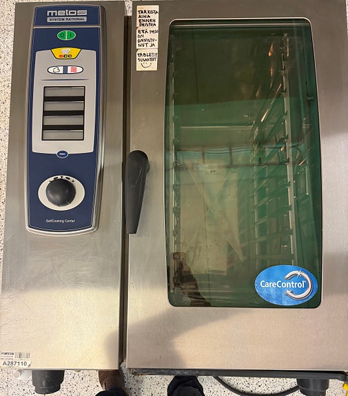 Metos MSCC 101 monitoimiuuni-uuni ruostumaton teräs jalustalla