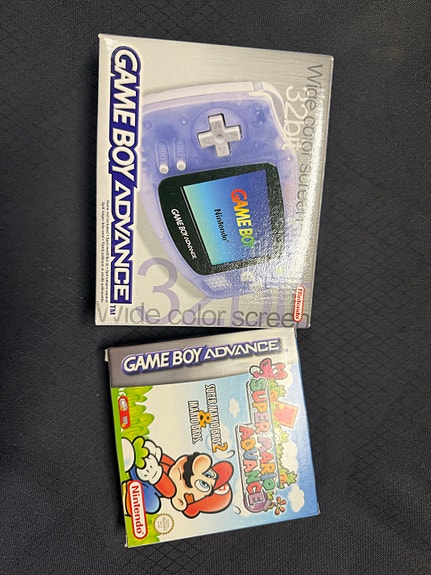Nintendo Game Boy Advance Glacier  + Super Mario Advance – keräilykokonaisuus