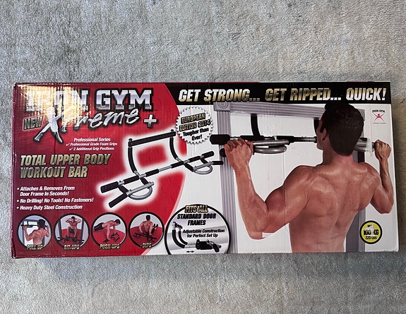 Iron Gym Xtreme+ leuanvetotanko oviaukkoon