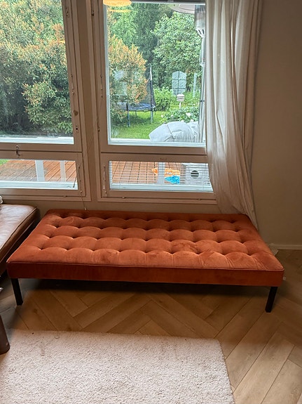 Jotex CARMEL daybed / sohvapenkki, oranssi sametti