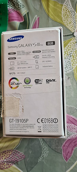 Samsung Galaxy S II Plus älypuhelin musta