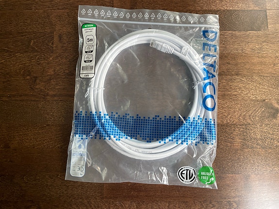Deltaco CAT6 verkkokaapeli 5 m
