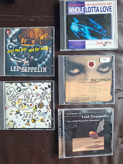 Led Zeppelin paketti (mm. Led Zeppelin III, 3x tribute)