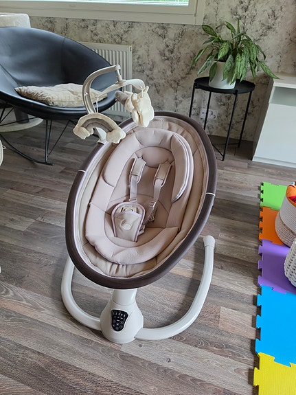 Beemoo PLAY Rocker 2 Sitteri, Sand/Wood