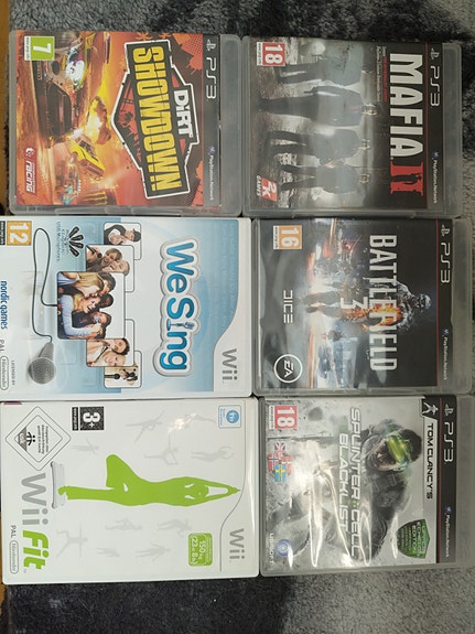 PS3 ja Wii pelit