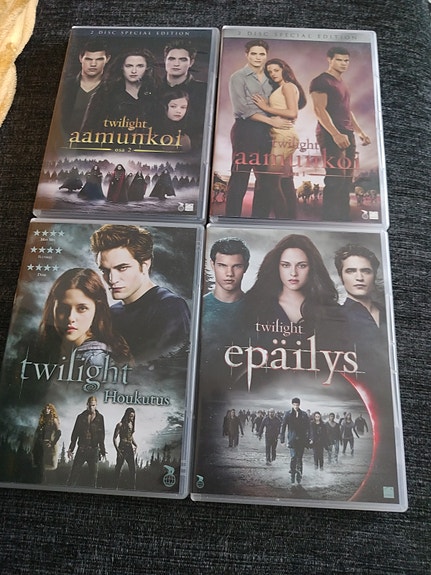 Twilight-elokuvat DVD-paketti