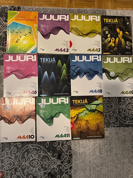 Lukion pitkän matematiikan oppikirjat Juuri ja Tekijä