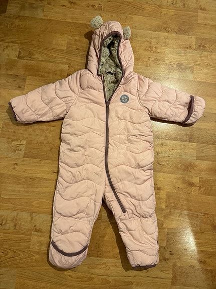 Lämmin talvihaalari 74/80 cm