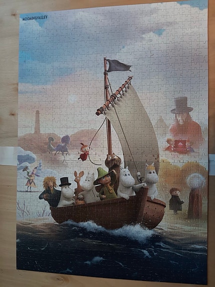 Muumit palapeli 1000 palaa 60 x 48 cm
