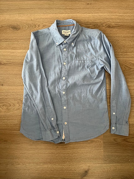 Lindex Holly & Whyte poikien kauluspaita koko 158 sininen