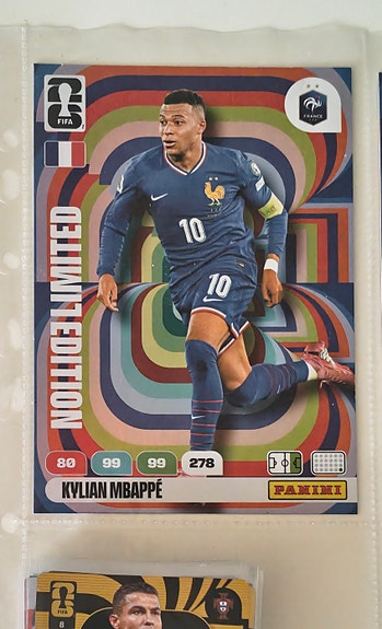 Kylian Mbappé Limited Edition xxl limited edition iso keräilykortti