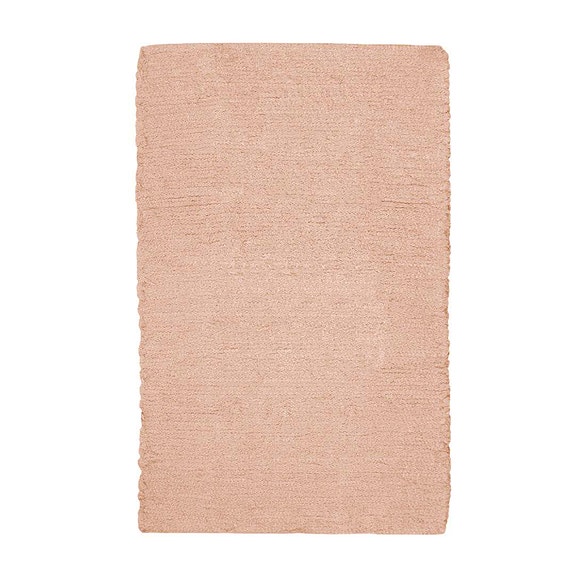 KÄSINKUDOTTU OLOHUONEEN MATTO - HAALEA ROOSA- 180 x 250 / Ruusukulta