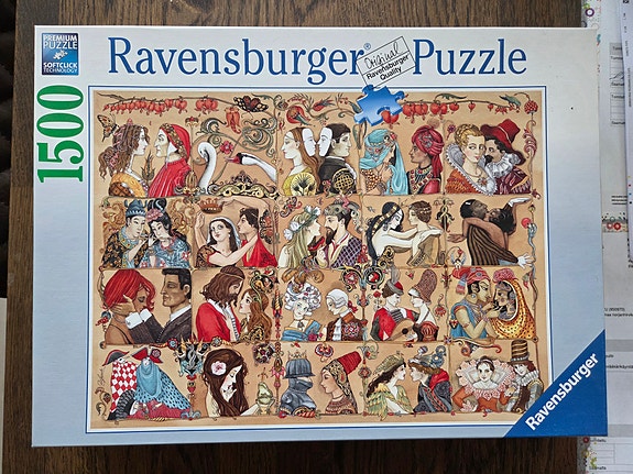 Ravensburger palapeli 1000kpl
