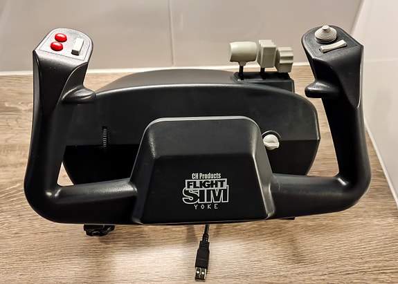 CH Products FlightSim Yoke Wired PC USB | Lentosimulaattori ohjain