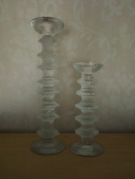 Iittala Festivo kynttilänjalka lasi