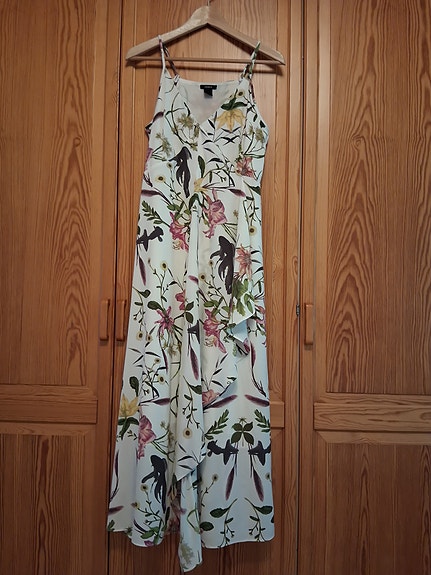 Lindex pitkä kukkamekko koko 42
