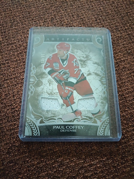 Paul Coffey 24-25 artifacts #163 "Gold Materials"