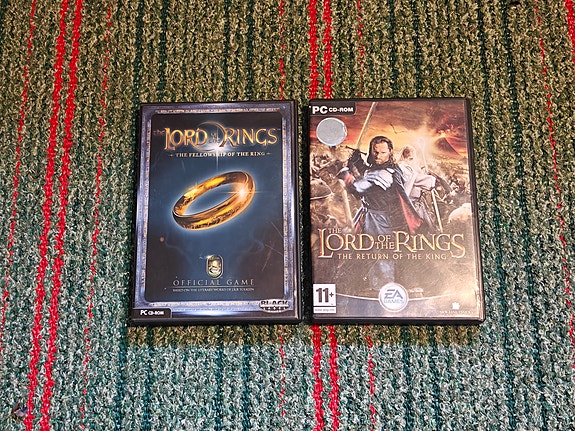 Lord of the Rings: The Return of the King ja The Fellowship of the Ring pelit