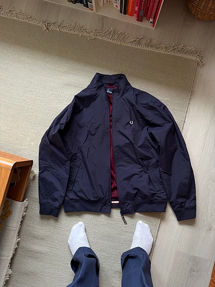 Fred Perry kevyt bomber-takki / windbreaker, koko L