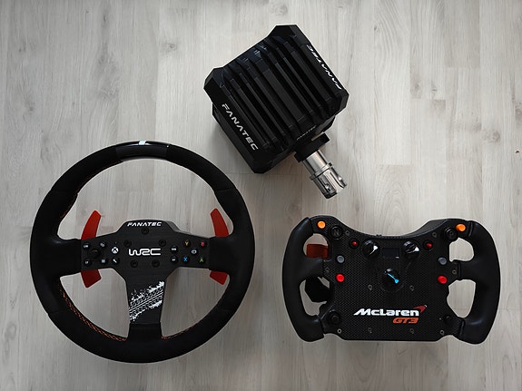 Fanatec CSL DD 8 Nm base + CSL WRC ratti + CSL Elite McLaren GT3 ratti (PC/XBOX)