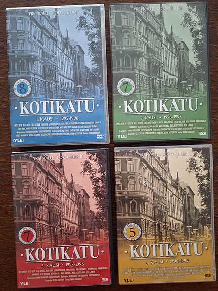Kotikatu DVD kaudet 1-4