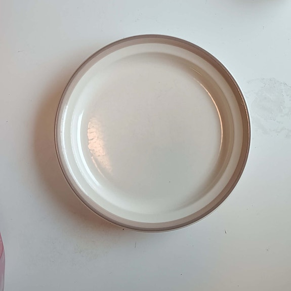 2 Arabia Saana matalat ruokalautaset (2 kpl) - Halkaisija 25 cm