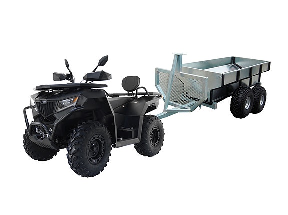 Traktorimönkijä Apollo AM Cyber Roamer 300 4x4 EPS T3B tukkikärryllä