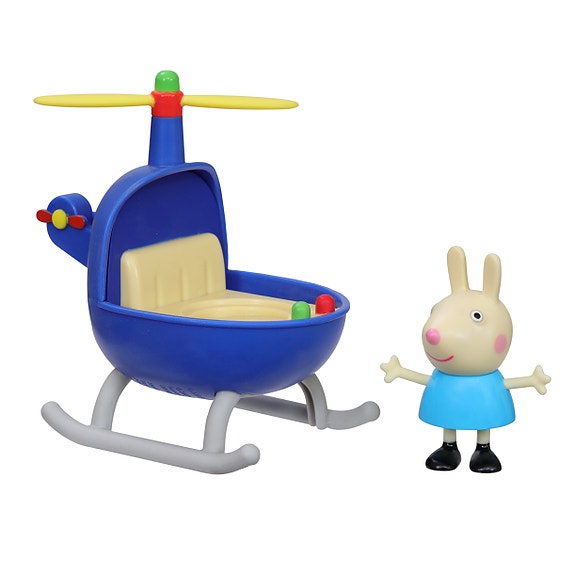 Pipsa Possu Pieni helikopteri ja Rebekka Kani hahmo 19,99€