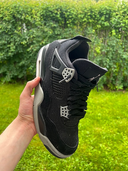 Jordan 4 Black Canvas