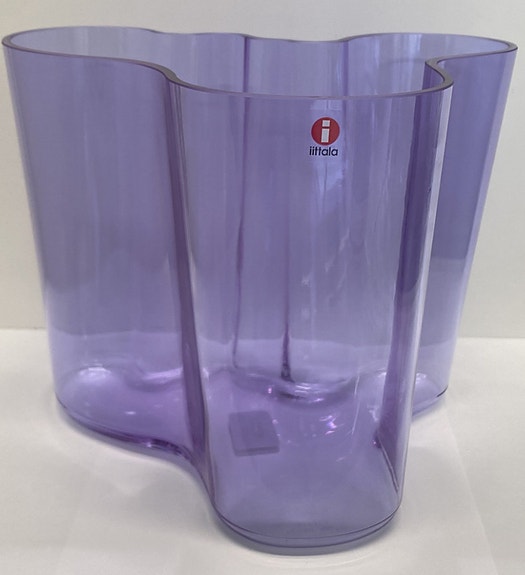 Iittala Aalto maljakot 160 mm ja kristallilasikokoelma