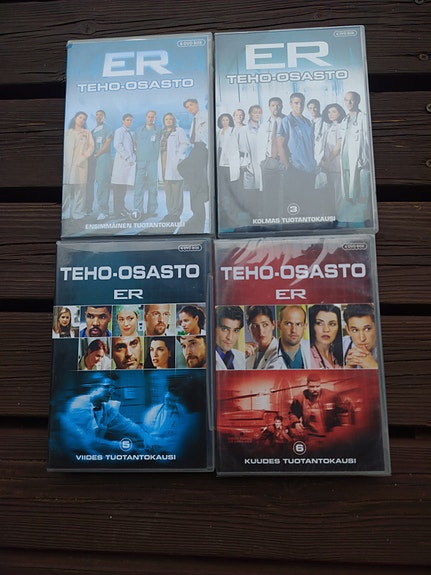 Teho-osasto ER dvd-boksit, kaudet 1,3,5,6