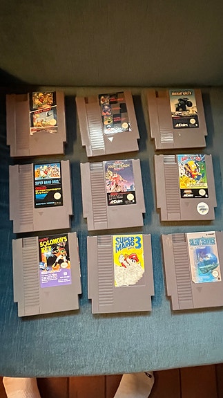 Nintendo NES 8-bit pelikasetit
