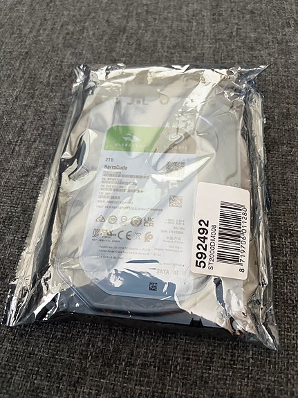 Seagate BarraCuda 2 Tt SATAIII 256 Mt 3,5" -kovalevy