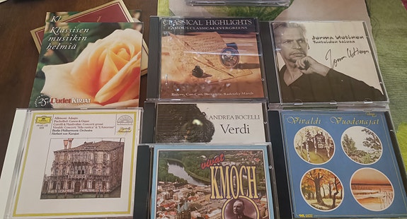 Klassinen musiikki CD-levyjä kokoelma
