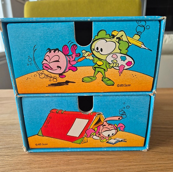 Snorkkelit säilytyslaatikosto