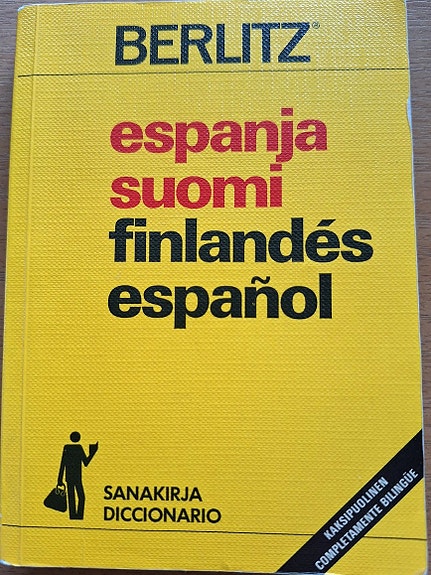 Espanja–suomi / suomi–espanja sanakirja
