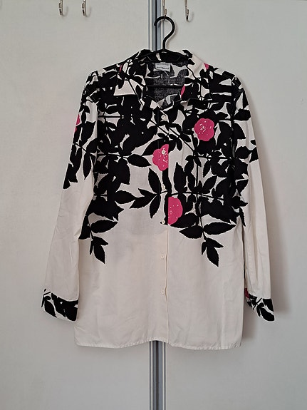 Marimekko Ruusupuu kauluspaita L