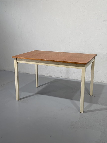 Vintage ruokapöytä 115x75 jatkopalalla