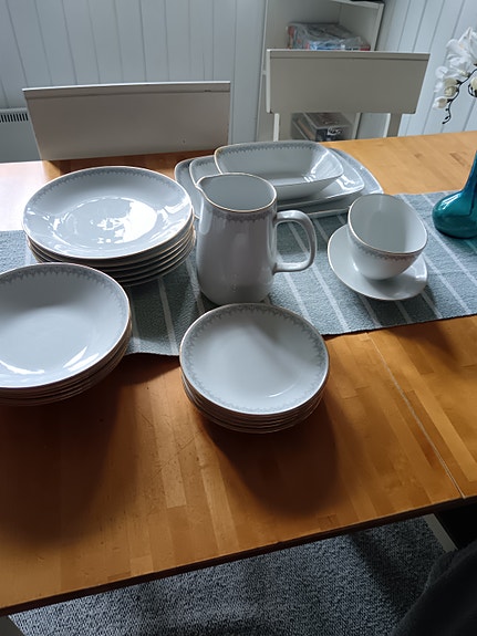 Rörstrand 535 vintage ruoka astiasto
