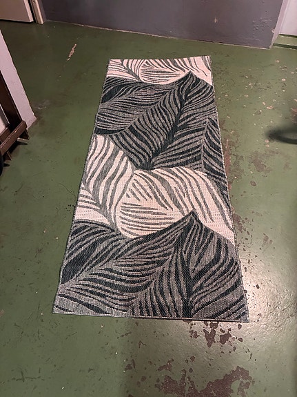 Sotka Palmu matto 80 x 200 cm vihreä-kuviollinen