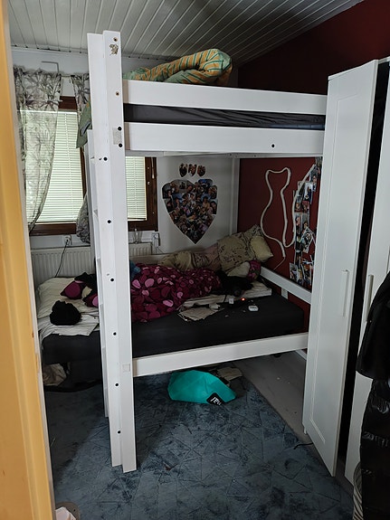 IKEA Storå valkoinen parvisänky