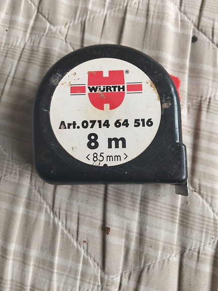 Würth mittanauha 8 m