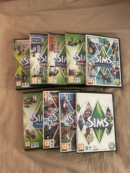 The Sims 3 PC-pelipaketti (peruspeli + lisäosat)