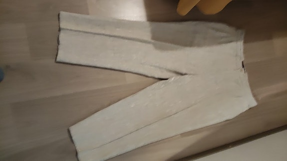 Punainen Rukki pellava housut L