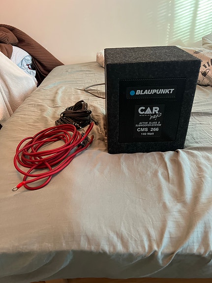 Blaupunkt CMS 268 CAR subwoofer kotelo autoon