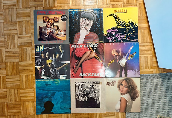 Suomi Rock vinyylit LP