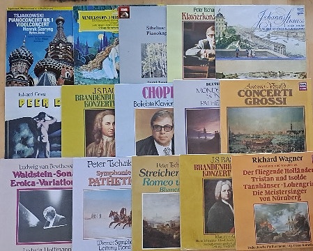 LP Paketti 31 Kpl Klassinen musiikki.