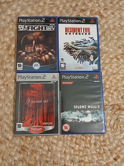 Silent Hill 2, Resident Evil Outbreak, Resident Evil 4 ja Def Jam