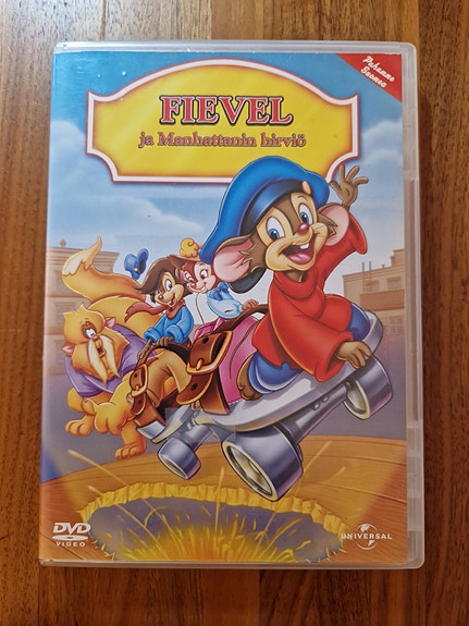 Fievel ja Manhattanin hirviö DVD – puhuttu suomeksi