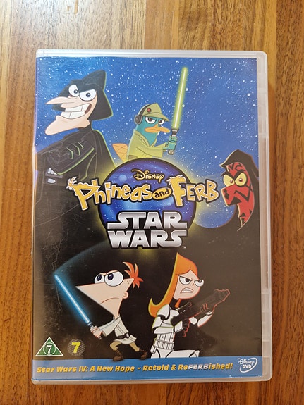 Phineas and Ferb: Star Wars DVD (Disney) – suomeksi